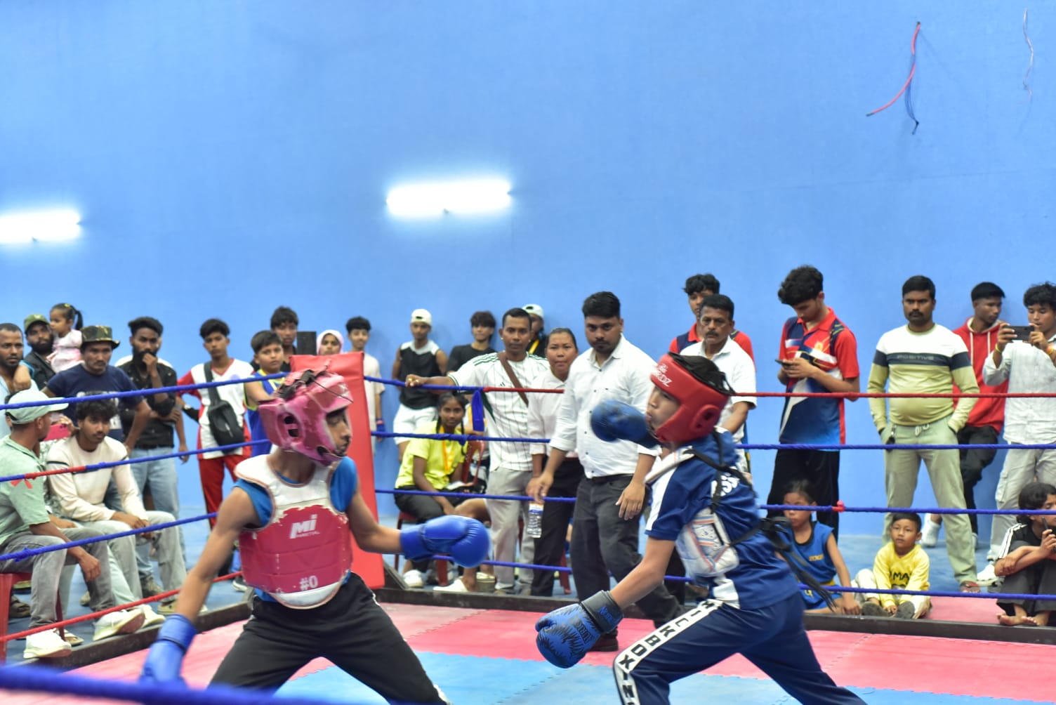 Kickboxing training